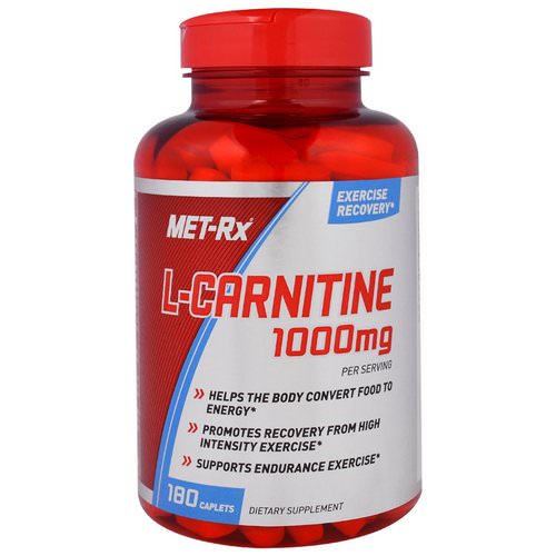 MET-Rx, L-Carnitine, 1000 mg, 180 Caplets Review