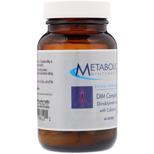 Metabolic Maintenance, DIM Complex, Diindolylmethane with CoFactors, 60 Capsules Review