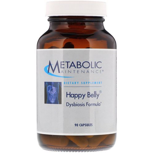 Metabolic Maintenance, Happy Belly, Dysbiosis Formula, 90 Capsules Review