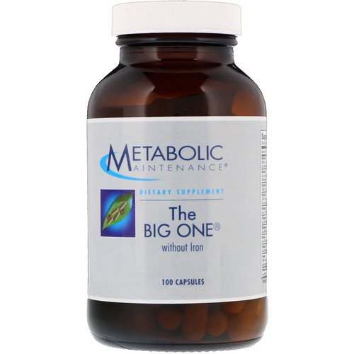 Metabolic Maintenance, The Big One without Iron, 100 Capsules Review
