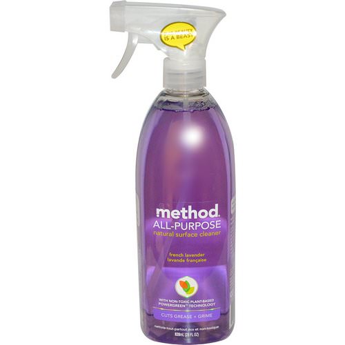 Method, All-Purpose Natural Surface Cleaner, French Lavender, 28 fl oz (828 ml) Review