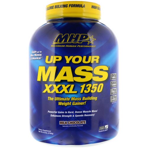 MHP, Up Your Mass, XXXL 1350, Milk Chocolate, 6.12 lbs (2780 g) Review