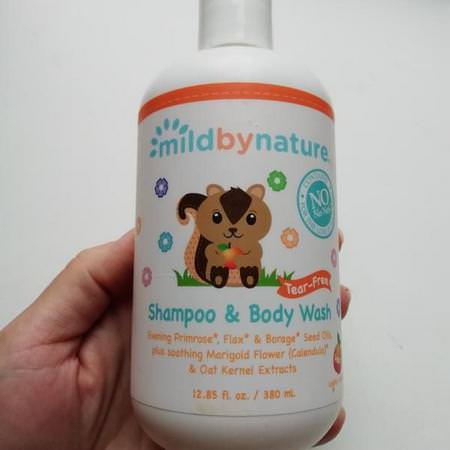 Mild By Nature, Tear-Free Baby Shampoo & Body Wash, Peach, 12.85 fl oz (380 ml) Review