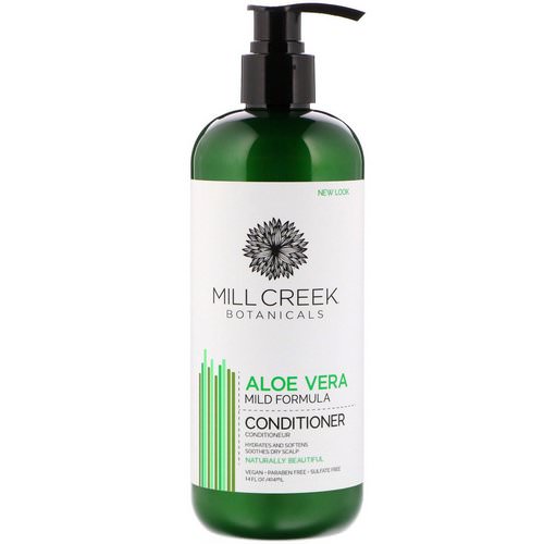 Mill Creek Botanicals, Aloe Vera Conditioner, Mild Formula, 14 fl oz (414 ml) Review