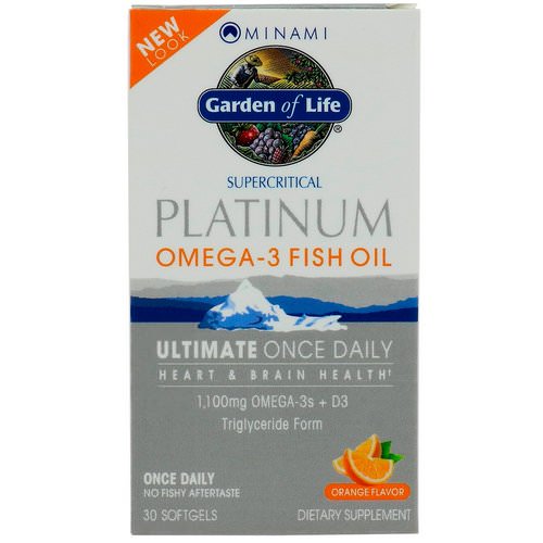 Minami Nutrition, Platinum, Omega-3 Fish Oil, Ultimate Once Daily, Orange Flavor, 30 Softgels Review