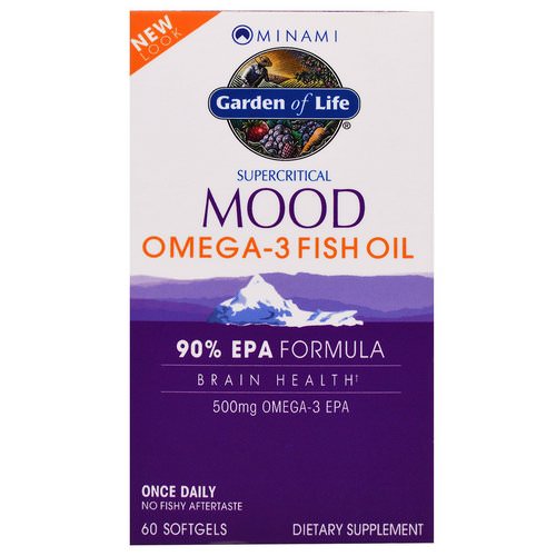Minami Nutrition, Supercritical Mood Omega-3 Fish Oil, 500 mg, 60 Softgels Review