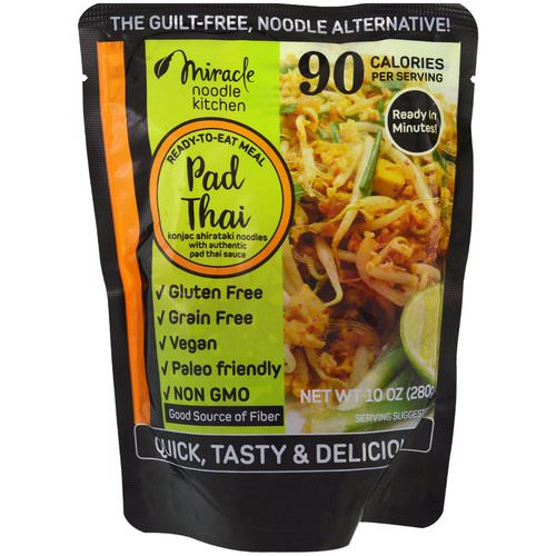 Miracle Noodle, Ready-to-Eat Meal, Pad Thai, 10 oz (280 g) Review