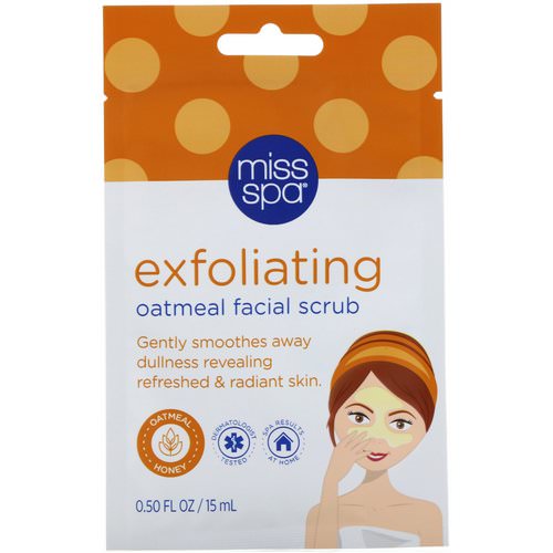 Miss Spa, Exfoliating Oatmeal Facial Scrub, 0.50 fl oz (15 ml) Review