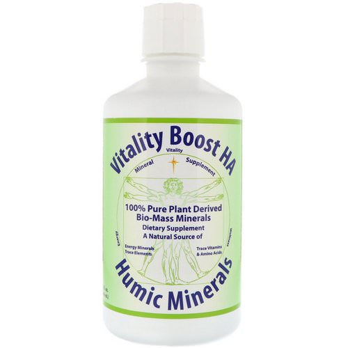 Morningstar Minerals, Vitality Boost HA, Humic Minerals, 32 fl oz (946 ml) Review