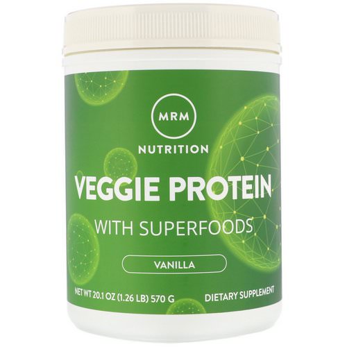MRM, Nutrition, Veggie Protein with Superfoods, Vanilla, 1.26 lb (570 g) Review