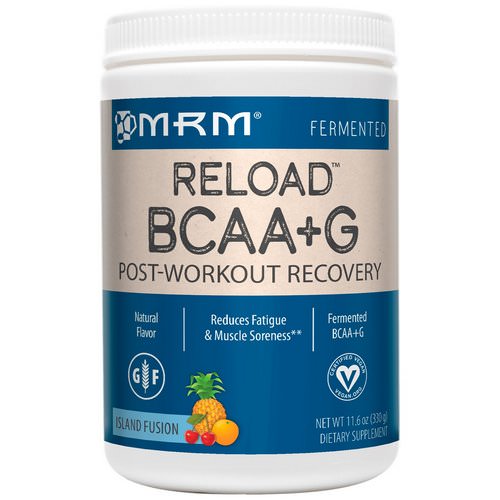MRM, BCAA+G Reload, Post-Workout Recovery, Island Fusion, 11.6 oz (330 g) Review