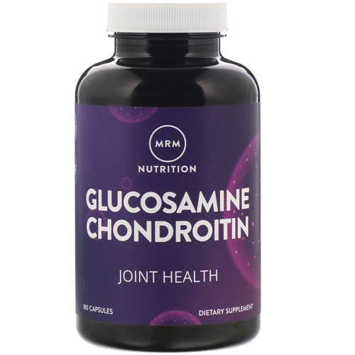 MRM, Nutrition, Glucosamine Chondroitin, 180 Capsules Review