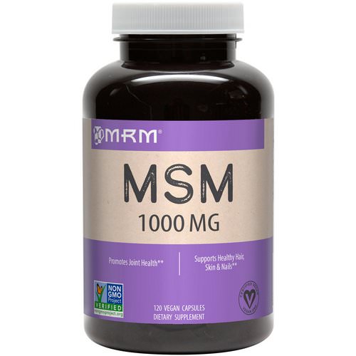 MRM, MSM, 1,000 mg, 120 Vegan Capsules Review