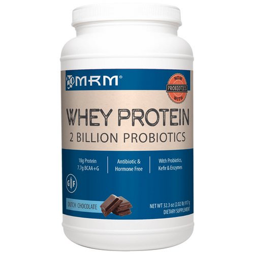 MRM, Natural Whey Protein, 2 Billion Probiotics, Dutch Chocolate, 2.02 lbs (917 g) Review