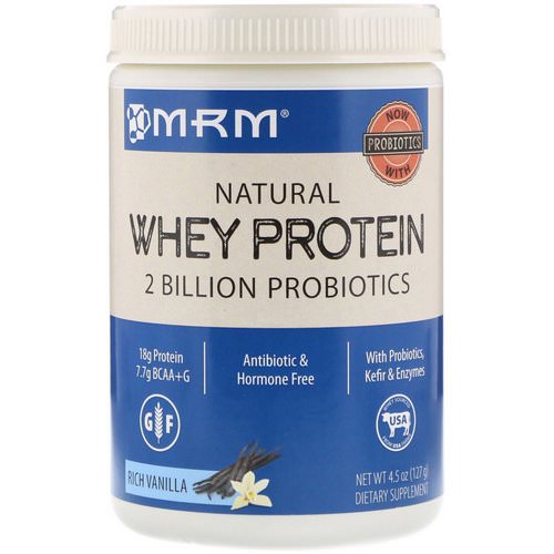 MRM, Natural Whey Protein, Rich Vanilla, 4.5 oz (127 g) Review