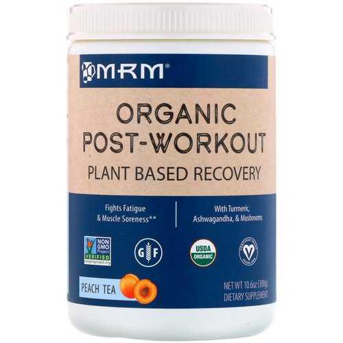 MRM, Organic Post-Workout, Peach Tea, 10.6 oz (300 g) Review