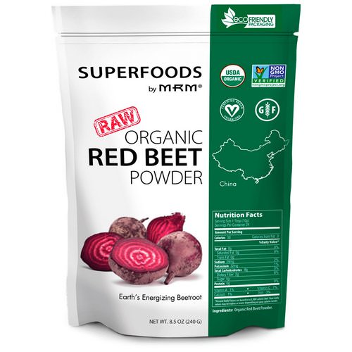 MRM, Raw Organic Red Beet Powder, 8.5 oz (240 g) Review