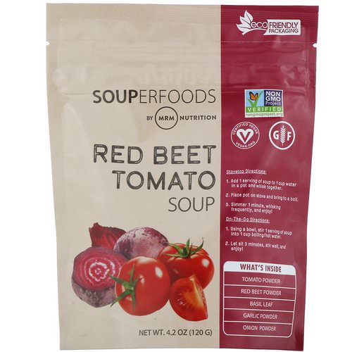 MRM, Souperfoods, Red Beet Tomato Soup, 4.2 oz (120 g) Review