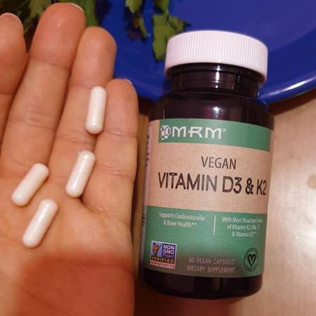 MRM, Vegan Vitamin D3 & K2, 60 Vegan Capsules Review
