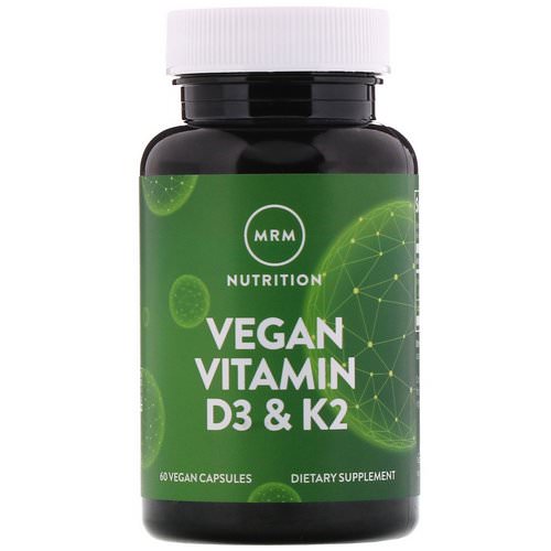 MRM, Vegan Vitamin D3 & K2, 60 Vegan Capsules Review
