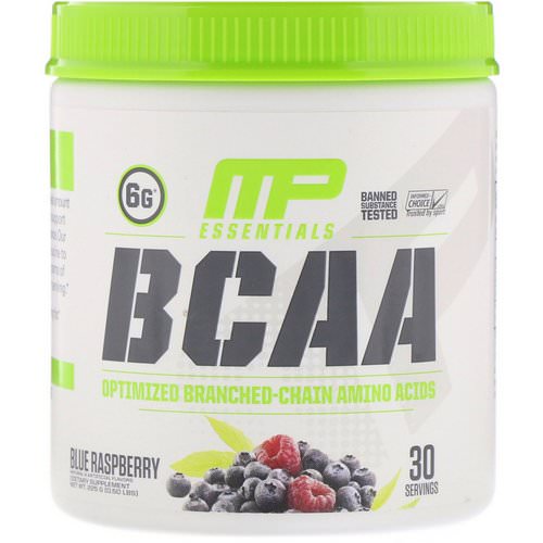 MusclePharm, BCAA Essentials, Blue Raspberry, 0.50 lbs (225 g) Review