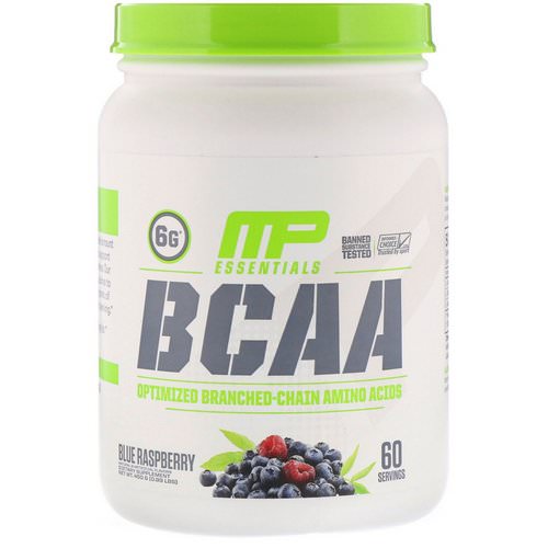 MusclePharm, BCAA Essentials, Blue Raspberry, 0.99 lb (450 g) Review
