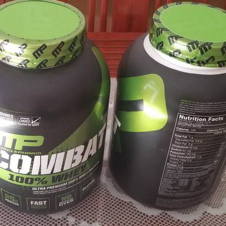 MusclePharm, Combat 100% Whey Protein, Vanilla, 2 lbs (907 g) Review