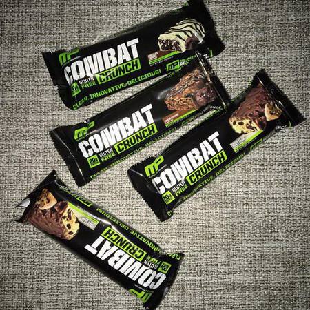 MusclePharm, Combat Crunch, Chocolate Cake, 12 Bars, 2.22 oz (63 g) Each Review