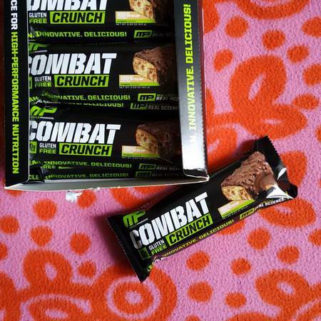 MusclePharm, Combat Crunch, Chocolate Peanut Butter Cup, 12 Bars, 63 g Each Review