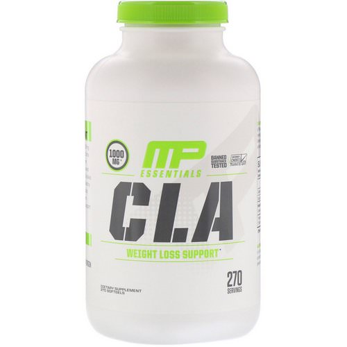 MusclePharm, Essentials, CLA, 1000 mg, 270 Softgels Review