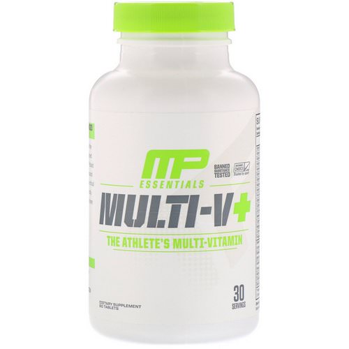 MusclePharm, Essentials, Multi-V+, The Athlete's Multi-Vitamin, 60 Tablets Review