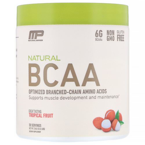 MusclePharm, Natural BCAA, Tropical Fruit, 0.52 lbs (234 g) Review