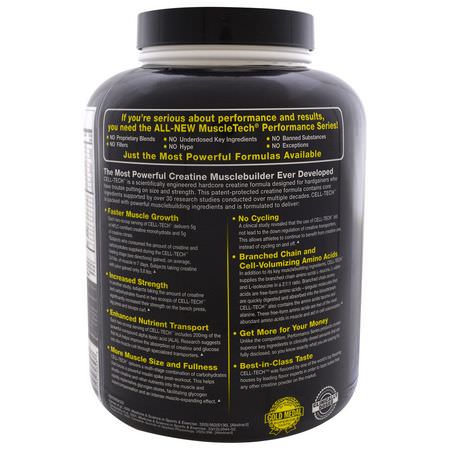 Muscletech, Creatine Blends, Carbohydrate Powders