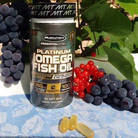 Muscletech, Essential Series, Platinum 100% Omega Fish Oil, 100 Soft Gels Review