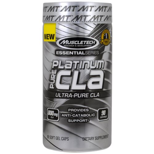 Muscletech, Essential Series, Platinum Pure CLA, 800 mg, 90 Soft Gel Caps Review