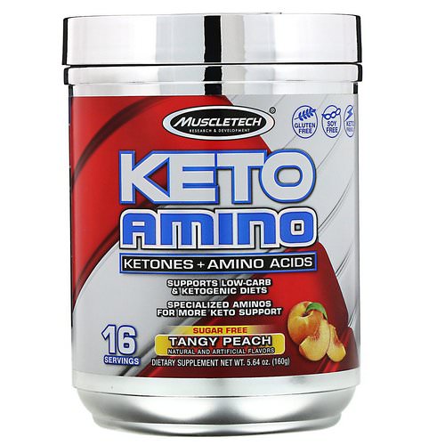 Muscletech, Keto Amino, Tangy Peach, 5.64 oz (160 g) Review