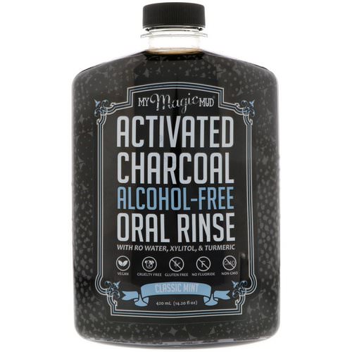 My Magic Mud, Activated Charcoal, Alcohol-Free Oral Rinse, Classic Mint, 14.20 fl oz (420 ml) Review