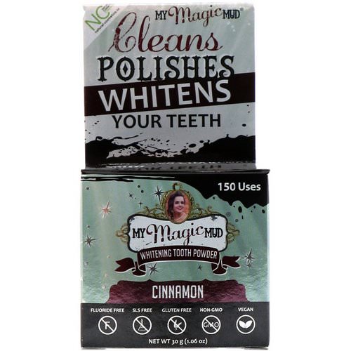 My Magic Mud, Whitening Tooth Powder, Cinnamon, 1.06 oz (30 g) Review