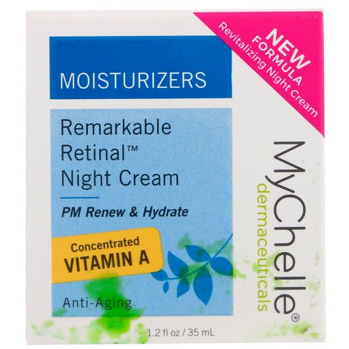 MyChelle Dermaceuticals, Remarkable Retinal Night Cream, Anti-Aging, 1.2 fl oz (35 ml) Review