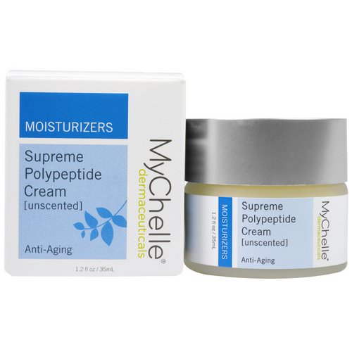 MyChelle Dermaceuticals, Supreme Polypeptide Moisturizers, Cream Unscented, 1.2 fl oz (35 ml) Review