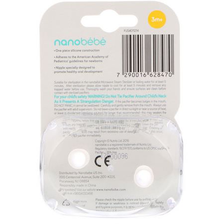 Nanobebe, Pacifiers, Clips