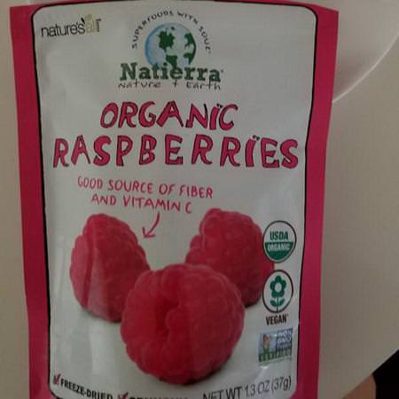 Natierra, Organic Freeze-Dried, Raspberries, 1.3 oz (37 g) Review