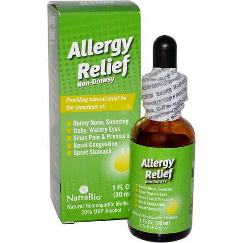 NatraBio, Allergy Relief, Non-Drowsy, 1 fl oz (30 ml) Review