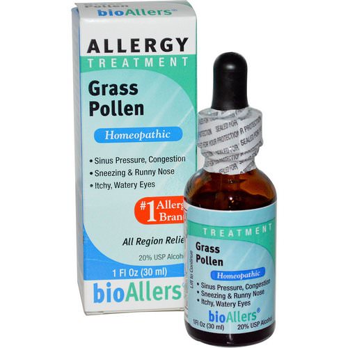 NatraBio, bioAllers, Allergy Treatment, Grass Pollen, 1 fl oz (30 ml) Review