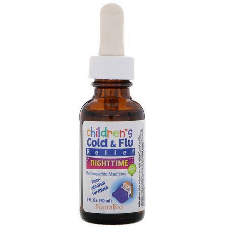 NatraBio, Children's Cold, Flu, Cough, Cold, Cough, Flu