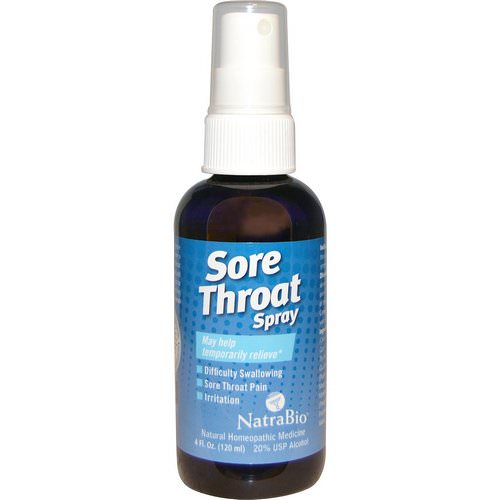 NatraBio, Sore Throat Spray, Temporarily Relieve, 4 fl oz (120 ml) Review