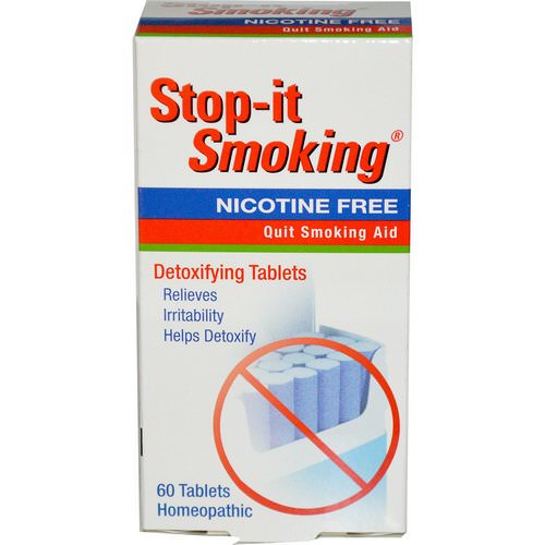 NatraBio, Stop-it Smoking, Detoxifying Tablets, Nicotine Free, 60 Tablets Review