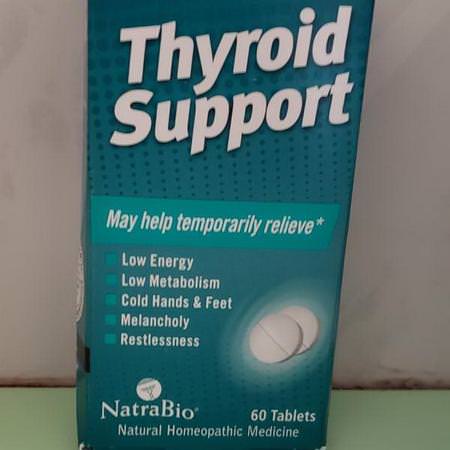 NatraBio, Homeopathy Formulas, Thyroid Formulas