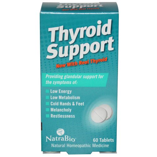 NatraBio, Thyroid Support, 60 Tablets Review