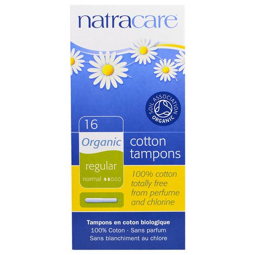 Natracare, Organic Cotton Tampons, Regular, 16 Tampons Review